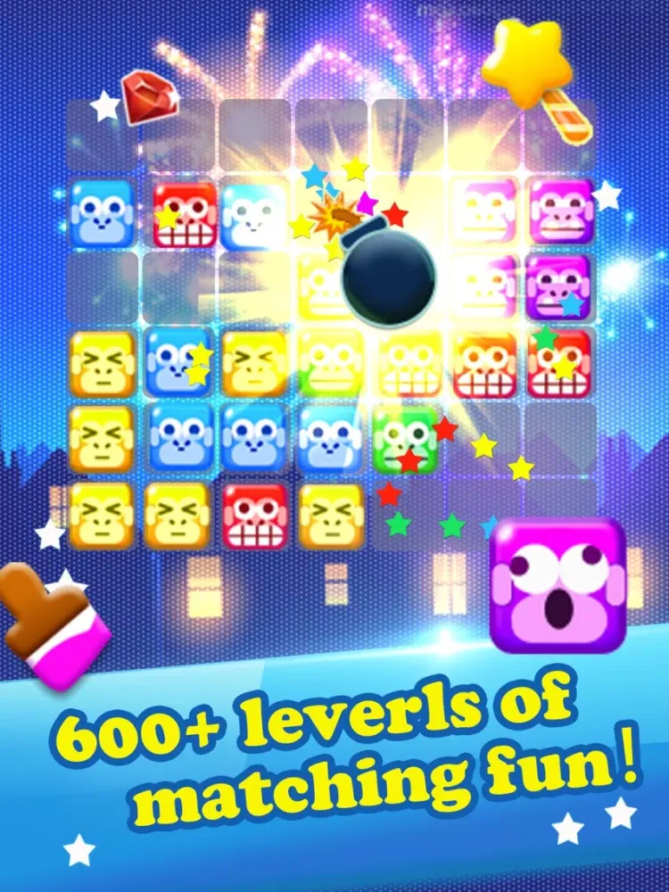 ภาพหน้าจอของ Orangutan struck—the most puzzle game iPad 