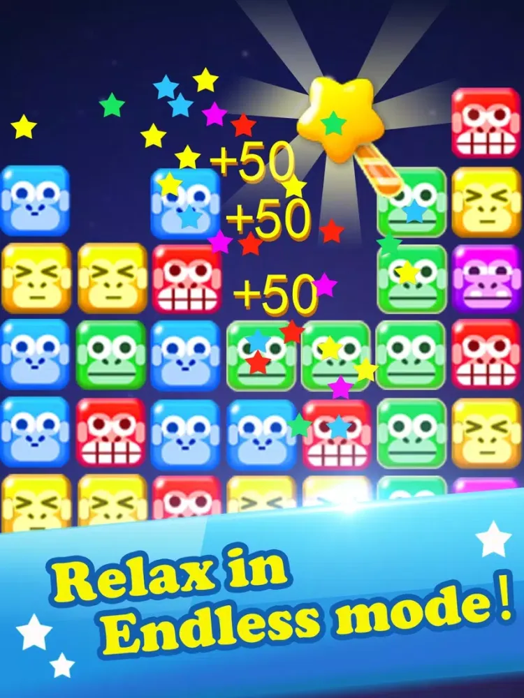 ภาพหน้าจอของ Orangutan struck—the most puzzle game iPad 