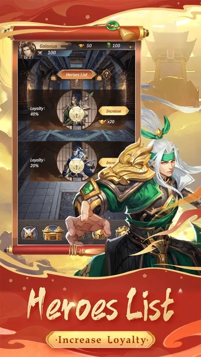 Capturas de tela do Hero Strategy Card Placement