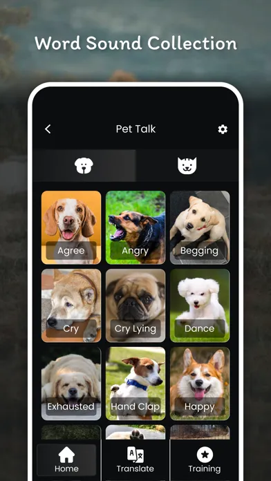 Captures d'écran de Pet Talk Voice Translator