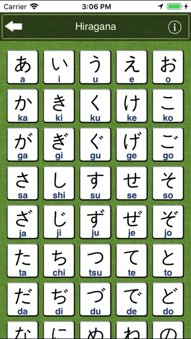 Kana Writing Screenshots