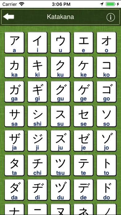 Kana Writing Screenshots