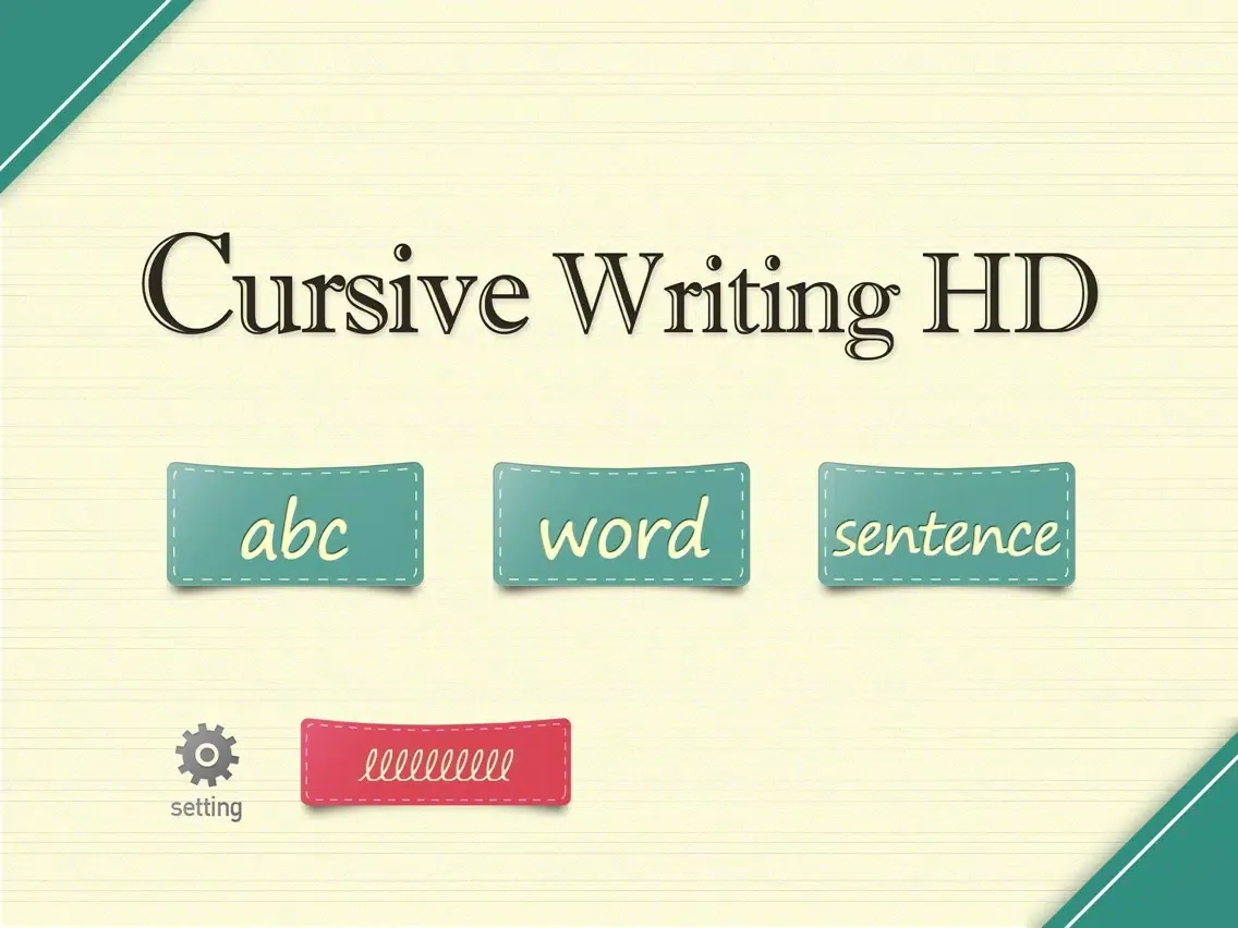 Captures d'écran de Cursive Writing HD iPad 