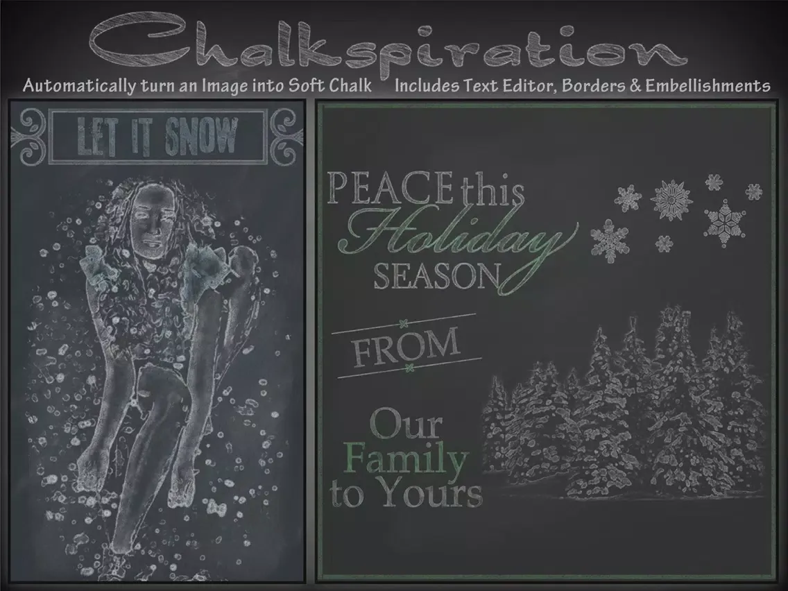 Tangkapan layar Chalkspiration iPad 