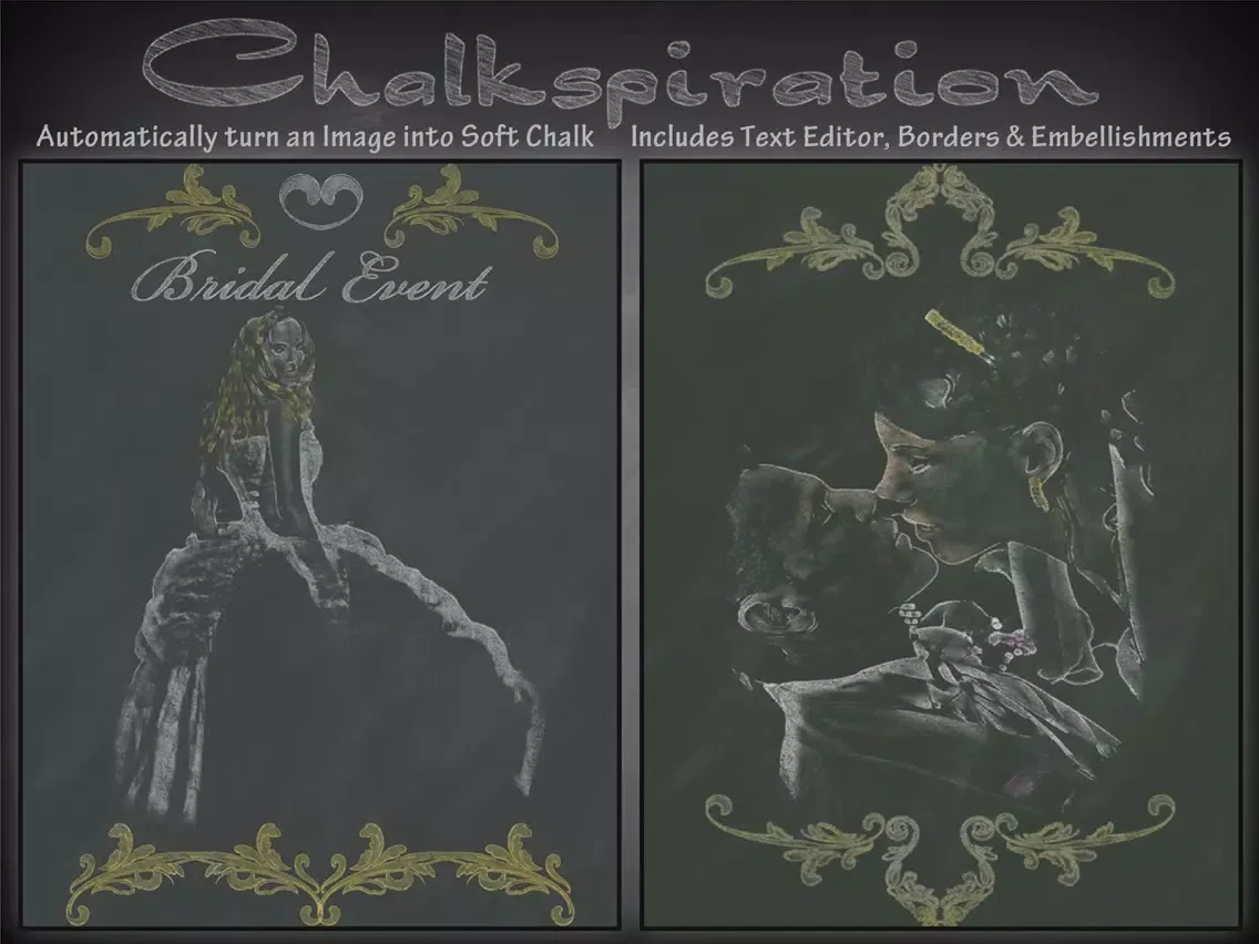 Tangkapan layar Chalkspiration iPad 