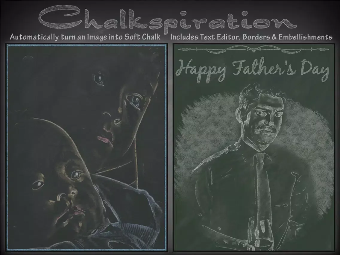 Tangkapan layar Chalkspiration iPad 