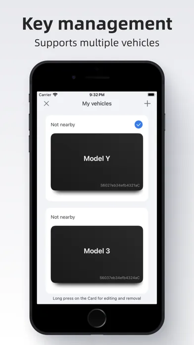 Key for Tesla - Bluetooth key Screenshots