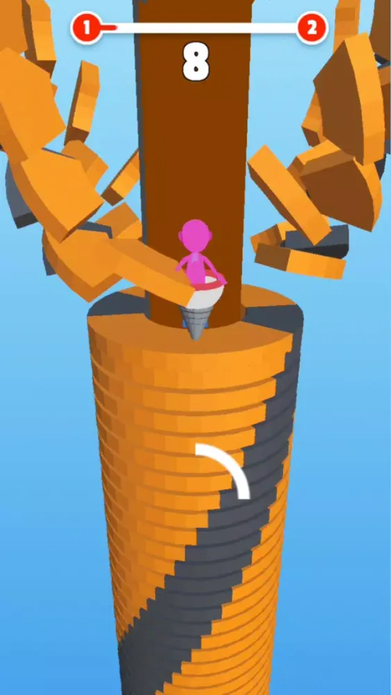 Capturas de tela do Dig 3D .