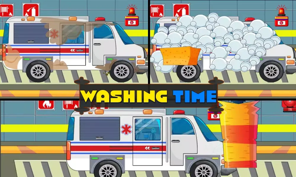 Tangkapan layar My Firefighter kids Fire Truck