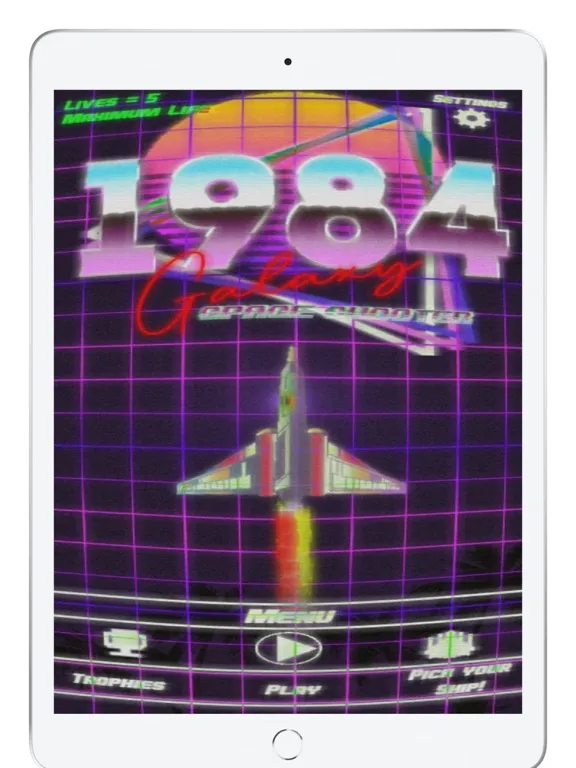 Ảnh chụp màn hình của 1984 Galaxy Space Shooter iPad 