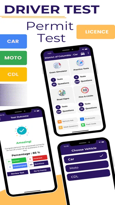 DC DMV Practice Test应用截图