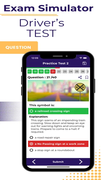 DC DMV Practice Test应用截图