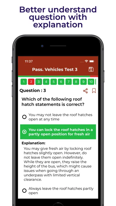 Capturas de pantalla de Georgia GA CDL Practice Test