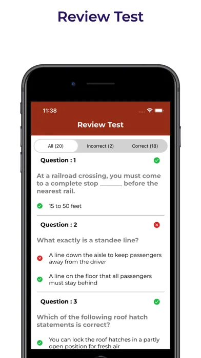 Capturas de pantalla de Georgia GA CDL Practice Test