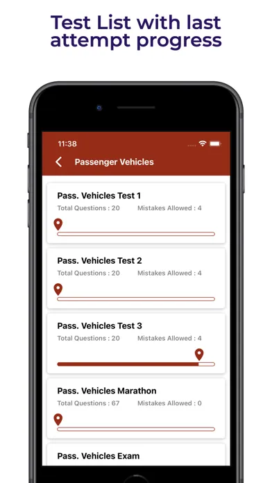 Capturas de pantalla de Georgia GA CDL Practice Test
