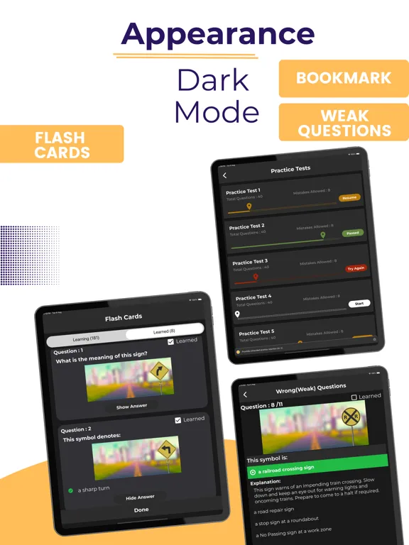 Idaho DMV Practice Test - ID iPad  스크린샷