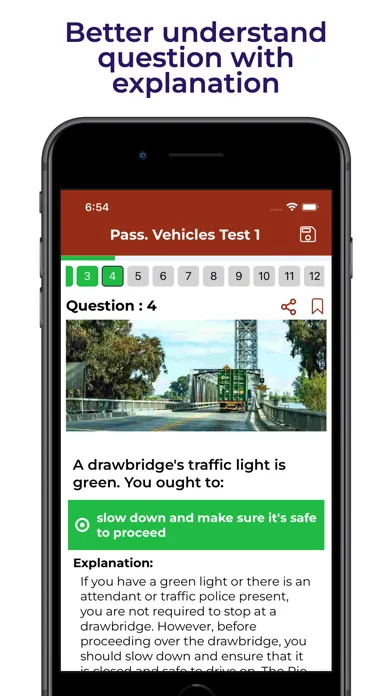 Ảnh chụp màn hình của Illinois IL CDL Practice Test