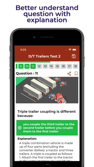 Screenshot di Kansas KS CDL Practice Test