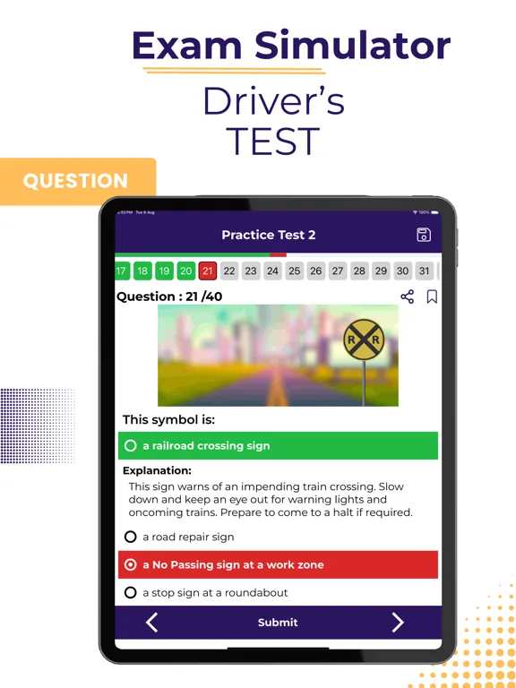 Maryland MVA Practice Test MD iPad  스크린샷