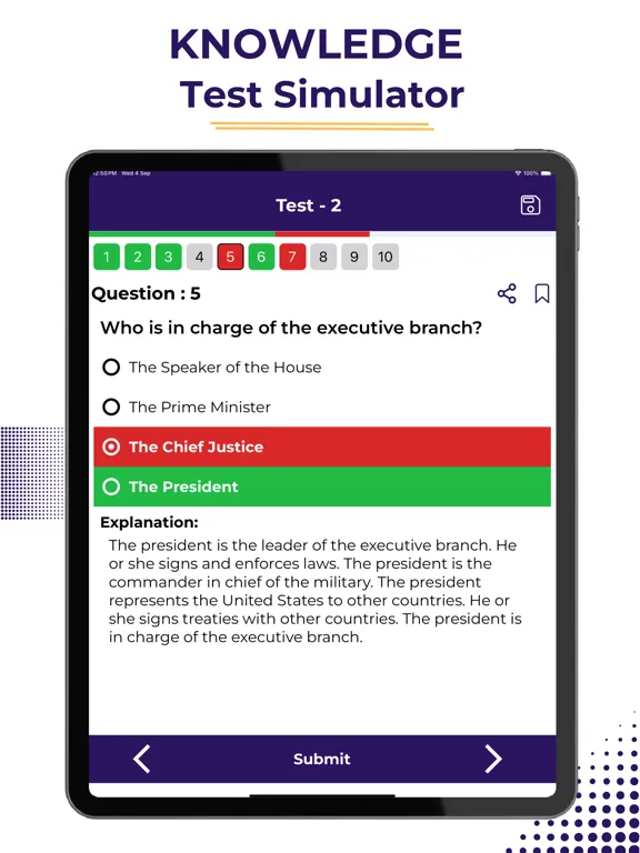 US Citizenship Study Guide iPad  Ekran Görüntüleri