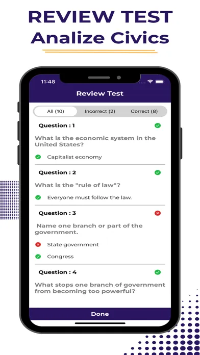 US Citizenship Study Guide Ekran Görüntüleri