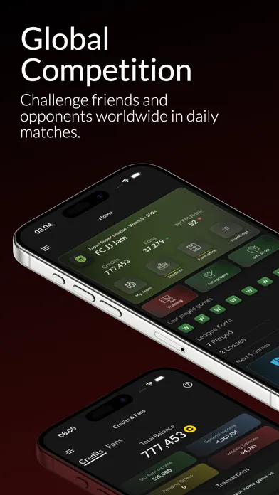 Tangkapan layar MYFM - Online Football Manager