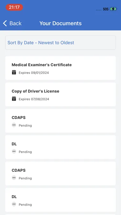 Capturas de pantalla de DataSense Mobile