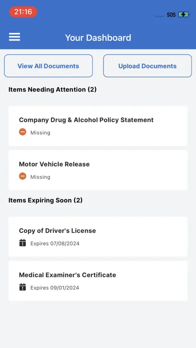 Capturas de pantalla de DataSense Mobile
