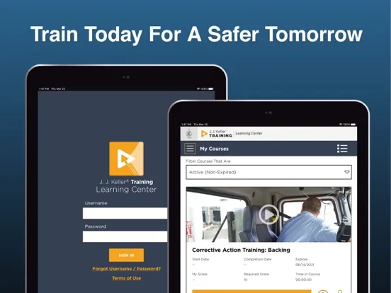 J. J. Keller Learning Center iPad 应用截图