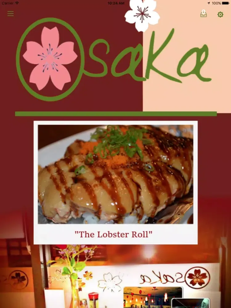 Osaka Sushi & Japanese Cuisine iPad  Screenshots