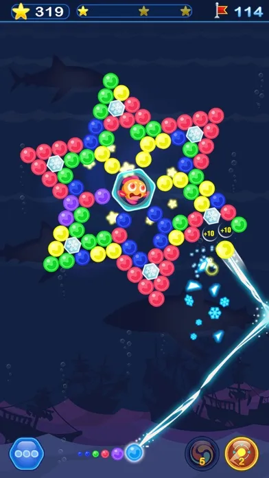 Bubble Shooter - Fish Pop سکرین شاٹس