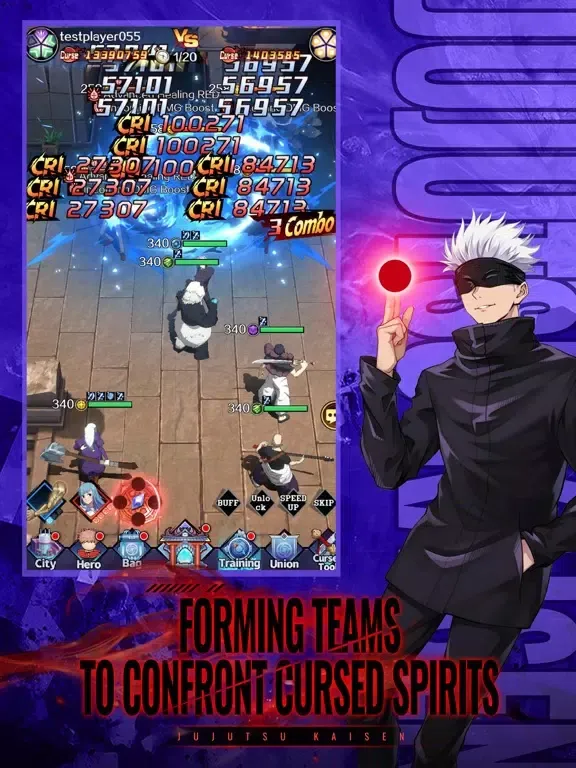 Screenshot di Jujutsu Legends: Phantom Siege iPad 
