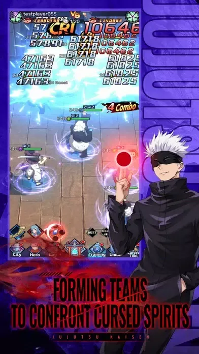 Screenshot di Jujutsu Legends: Phantom Siege