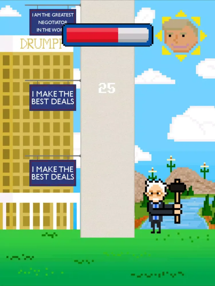Zrzuty ekranu Break The Wall: Drumpf's Vacation iPad 