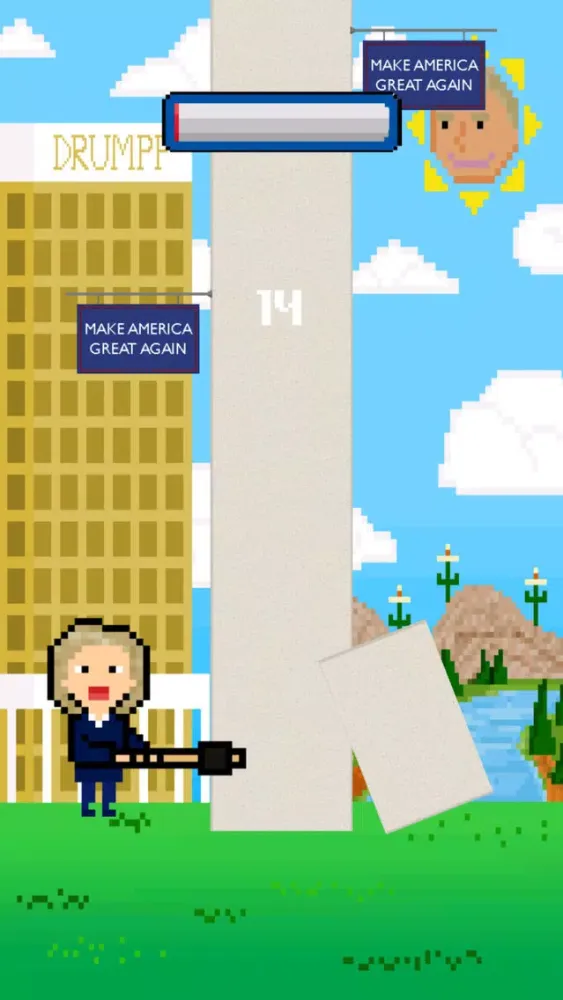 Zrzuty ekranu Break The Wall: Drumpf's Vacation