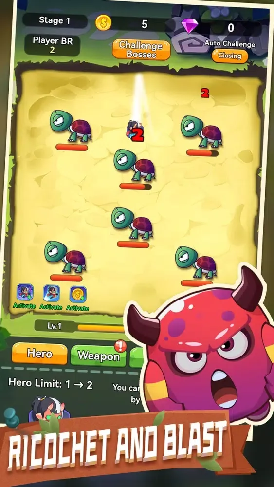 Power Blast-Fun Idle Game سکرین شاٹس