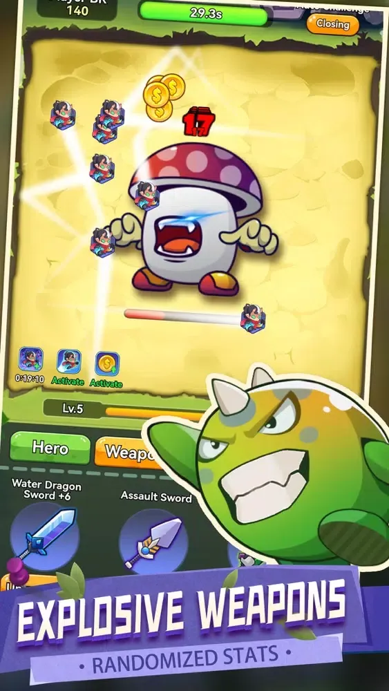 Power Blast-Fun Idle Game سکرین شاٹس