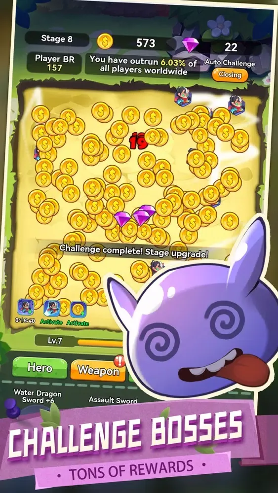 Power Blast-Fun Idle Game سکرین شاٹس