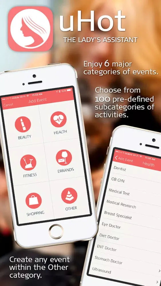 Capturas de tela do uHot – Organizer and Calendar for Professional Women