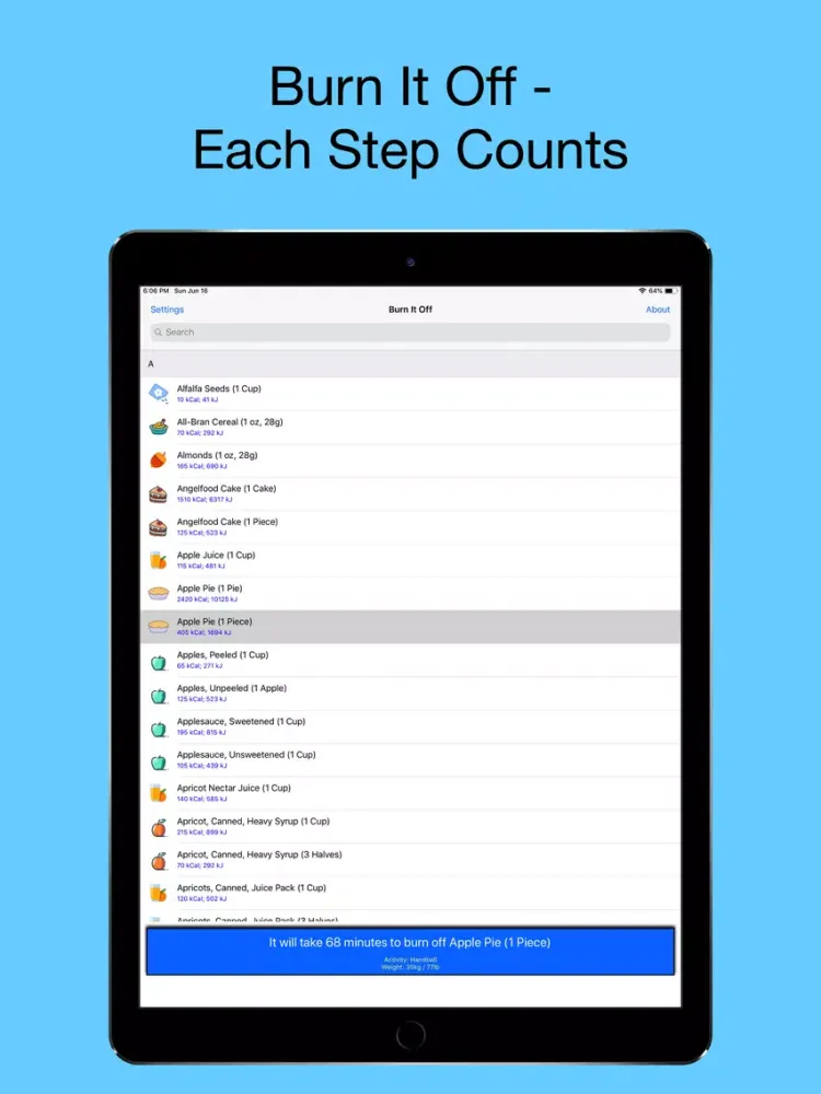 تصاویر Burn It Off - each step counts iPad 