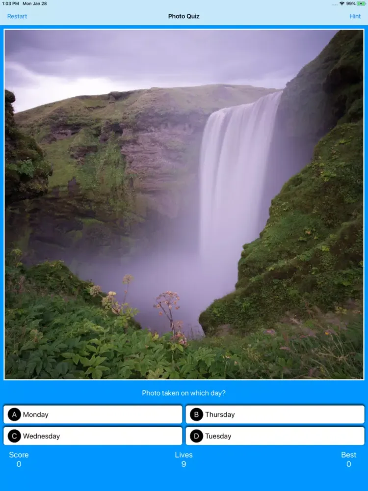 Captures d'écran de Photo Library Quiz iPad 