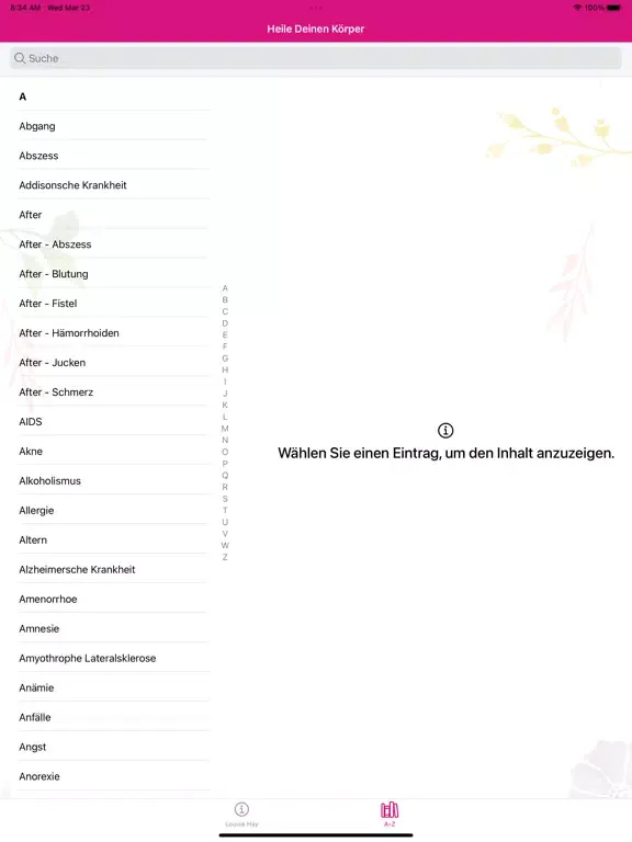 Screenshot di Louise Hay iPad 