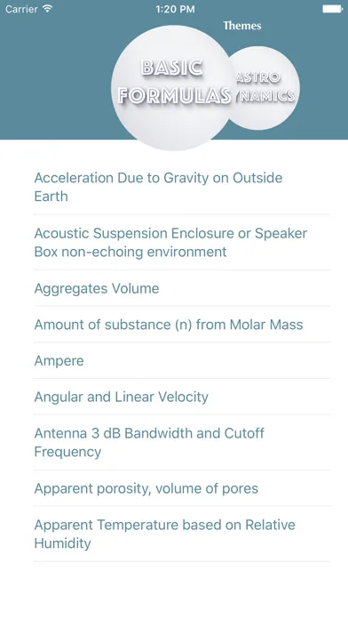 Physics Calc - Physics Formulas Calculator Screenshots