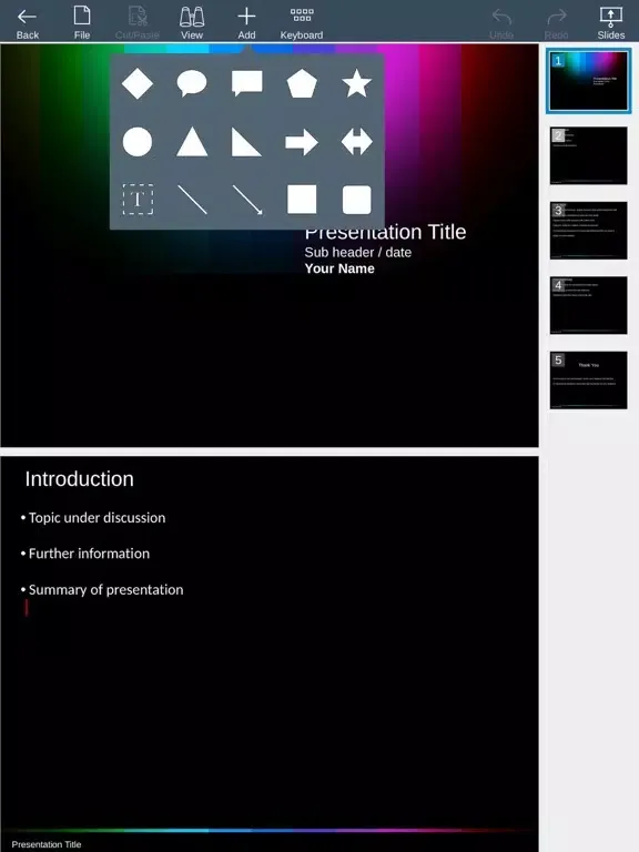 ภาพหน้าจอของ Productivity Office Toolkit iPad 