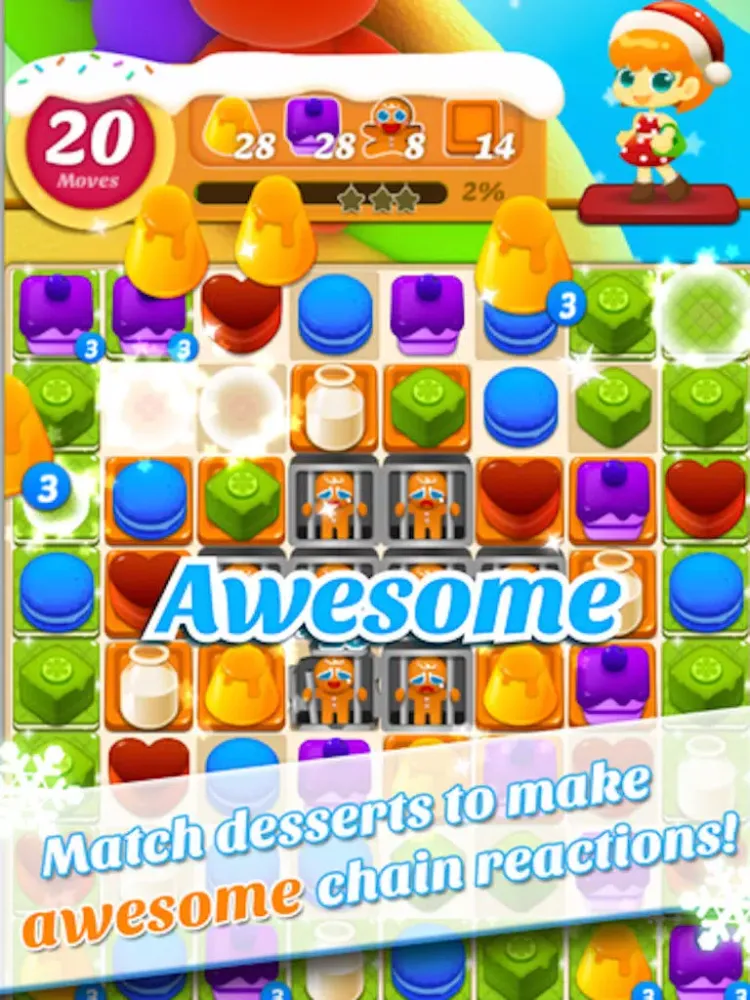 Capturas de tela do Sugar Splash Mania - Candy Rush Jam iPad 