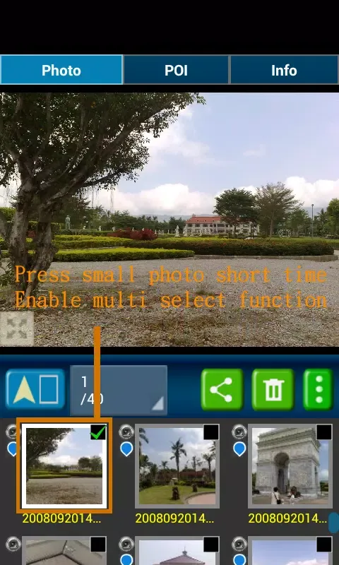 GPS Photo Viewer (use HereMap) Screenshots
