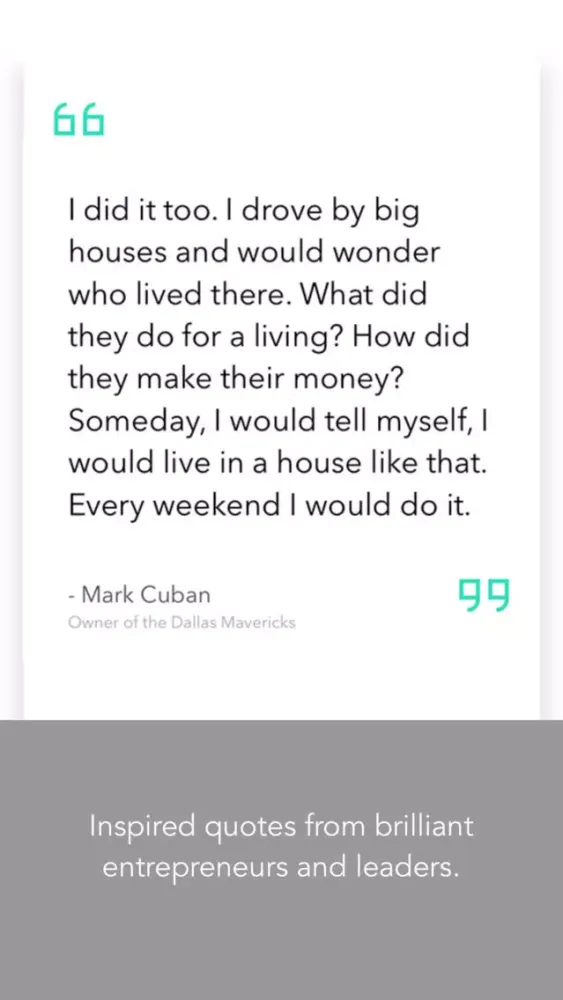 Entrepreneurship Quotes for Improvement – From CEOs, startup leaders, entrepreneurs, and angel investors Ekran Görüntüleri