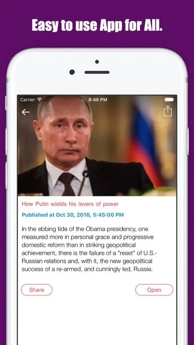 DNA  ( Dynamic News Analysis ) Screenshots