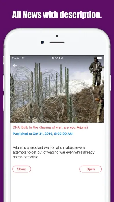 DNA  ( Dynamic News Analysis ) Screenshots