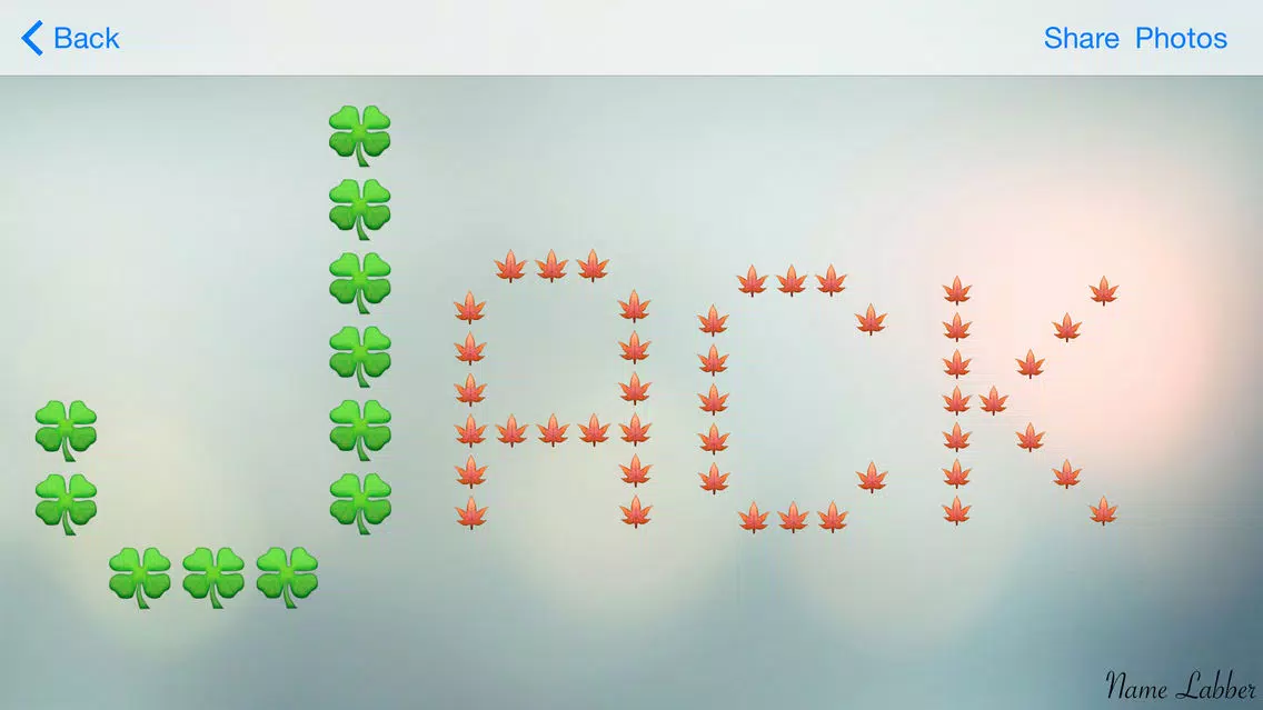 Capturas de tela do Emoji Name